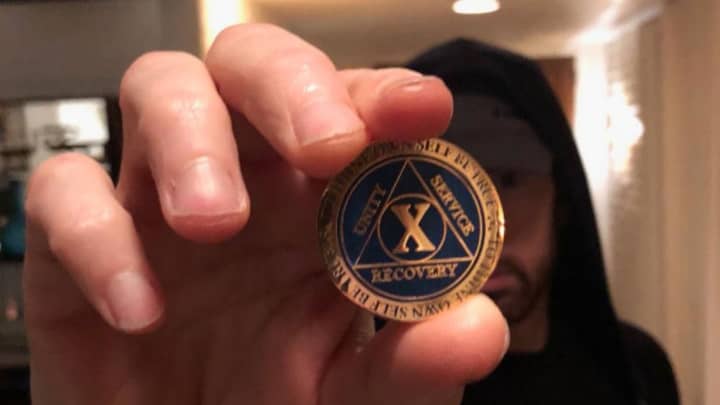 Eminem Celebrates 10 Years Drug-Free 