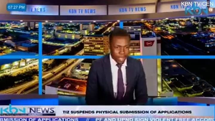 Zambian TV News Anchor Halts Live Broadcast To Claim He Hasn't Been Paid