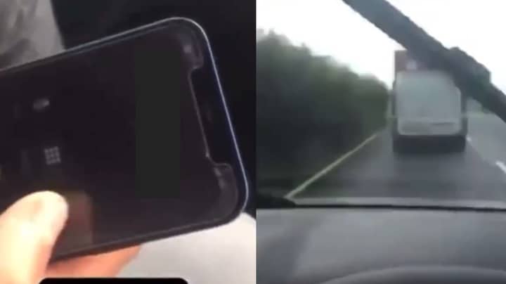 Impatient Driver Rings Number On Van In Front After They Both Get Stuck Behind Lorry