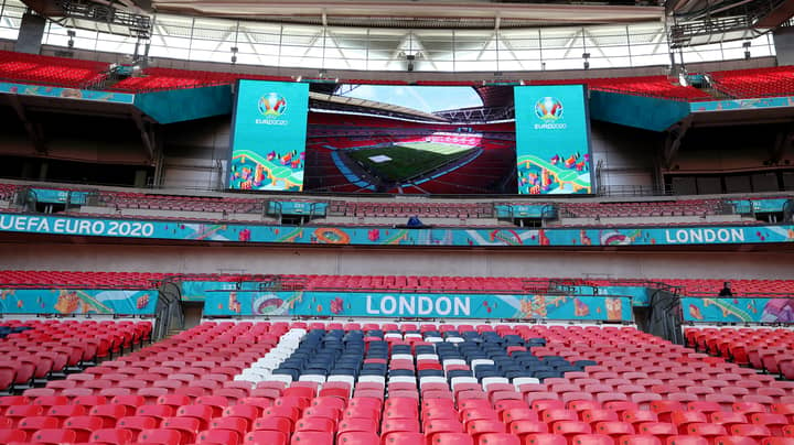 Euro 2020 Fan Seriously Injured After 'Falling From Stand' At Wembley