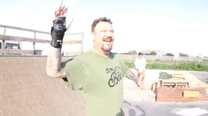 Bam Margera Is Back On A Skateboard And Looking Great