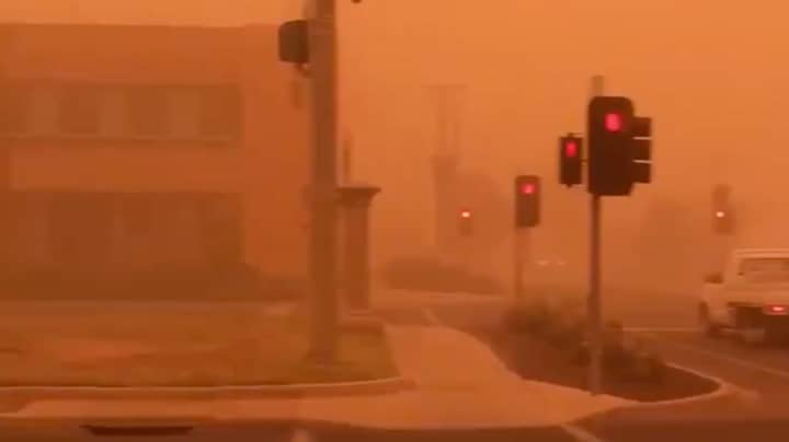 Rural Victoria Looks Apocalyptic As Dust Storm Hits