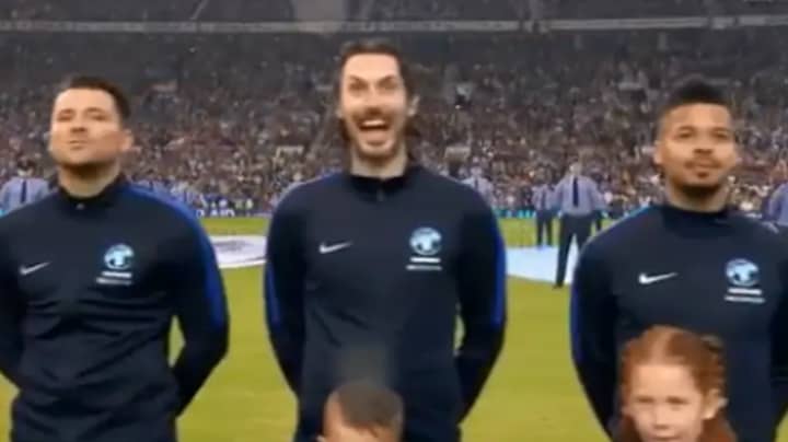 Blake Harrison Left Viewers In Stitches During National Anthem On Soccer Aid