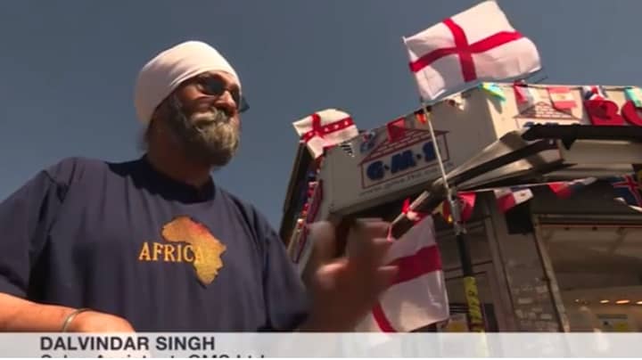 Sikh Shopkeeper Who Was Told To Take Down England Flags Puts More Up Instead