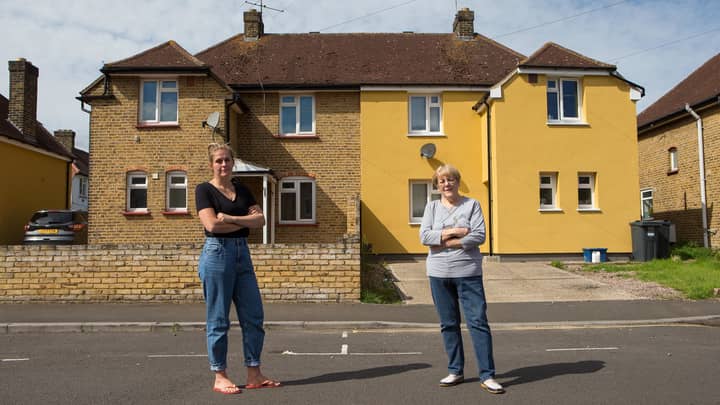 Resident Furious After Council Paint Their Homes 'Baby Poo' Yellow 