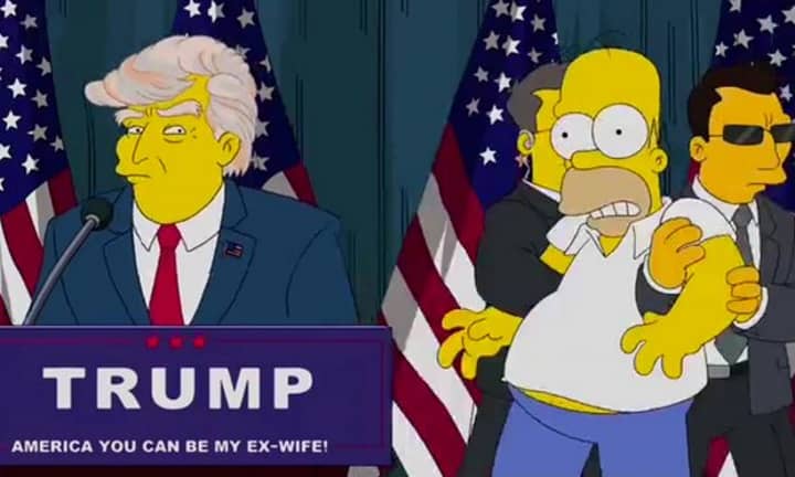 'The Simpsons' Predicted Donald Trump's Shock Election 16 Years Ago