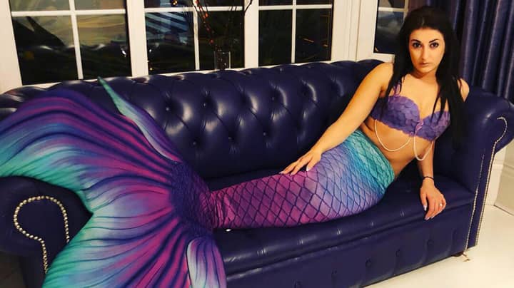 Woman Swaps Her Job As A Funeral Director To Become A Professional Mermaid