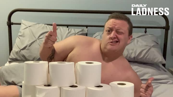 Guy Updates Tinder Profile With Raunchy Toilet Roll Snaps Amid Coronavirus