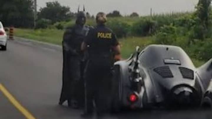 'Batman' Gets Pulled Over By The Police In Canada