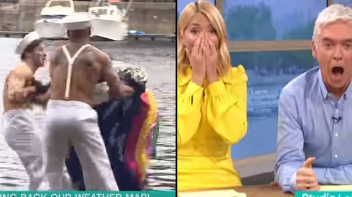 Alison Hammond Accidentally Knocks Guy Into The Docks Live On 'This Morning'