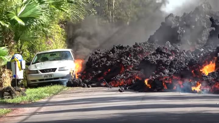 Unsettling Footage Shows Lava Destroying Everything In Its Path In Hawaii 