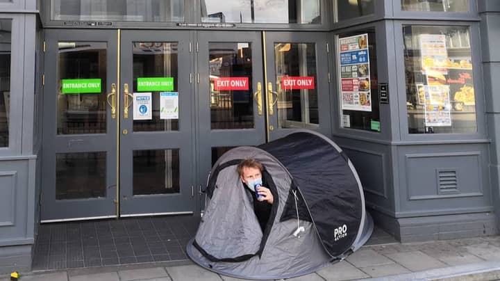 People Have Been Camping Outside Pubs Ahead Of Reopening Today
