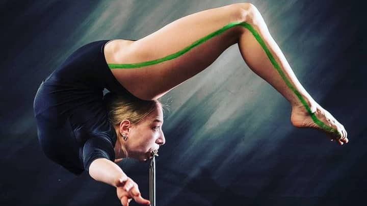 Woman Known For Bending Herself In Half Performs Dangerous Marinelli Bend