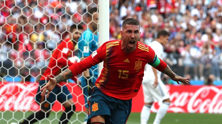 Sergio Ramos Is Getting Stick Online For Celebrating An Own Goal