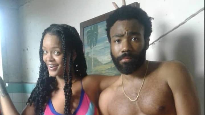 Are Rihanna and Donald Glover working on a film together?