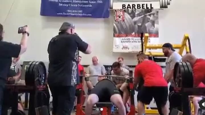 Weightlifter Jimmy Kolb Breaks All-Time Bench Press World Record