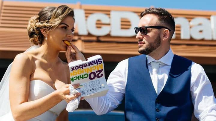 Bride And Groom Live The Dream With Maccies Wedding Day