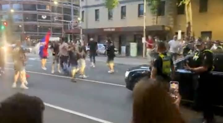 Chaotic Scenes Erupted In Melbourne After Novak Djokovic Was Allowed To Stay In Australia