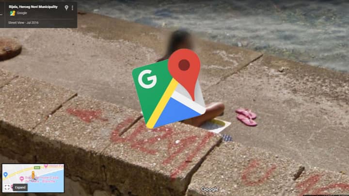 Google Maps Catches Sunbathing Woman Trying To Cover Herself Up