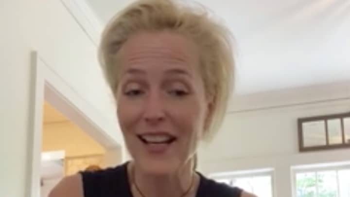 Gillian Anderson Vows Never To Wear A Bra Again After Lockdown
