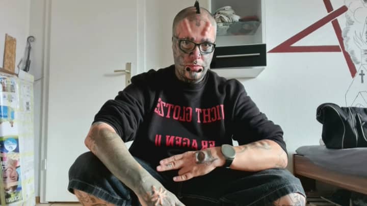 Man Spends £6k On Body Modifications Including Having His Ears Removed