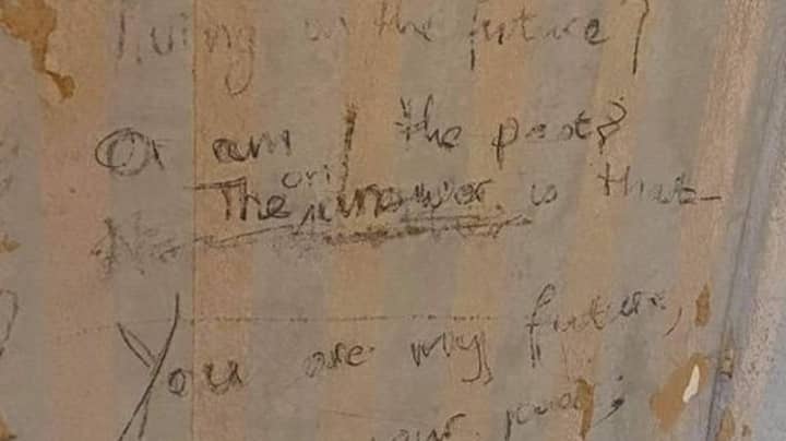 Family Find ‘Time Traveller’ Message From 1975 Hidden On Wall Of New Home