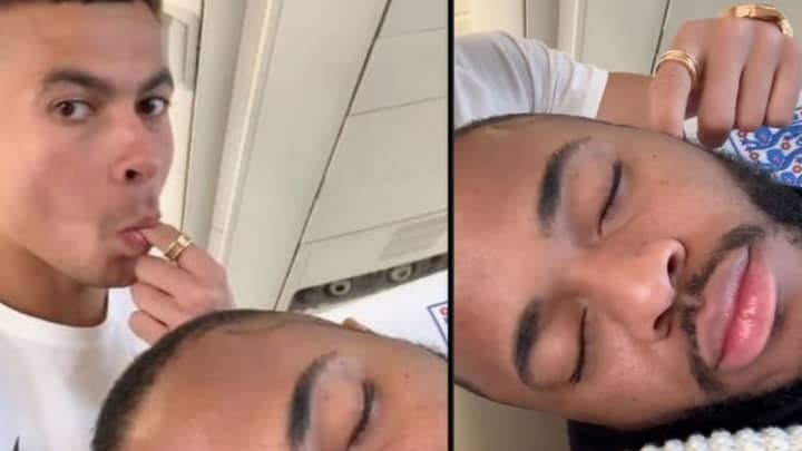 Dele Alli Pranks Raheem Sterling With Wet Willy