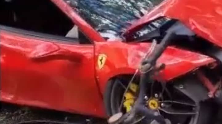 £250,000 Ferrari Involved In Crash With London Bus