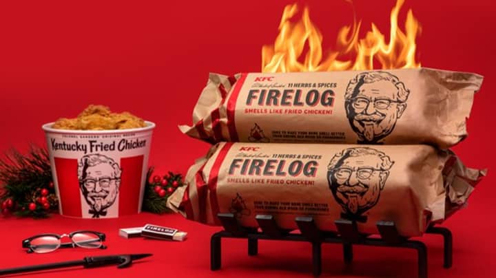 You Can Now Get A KFC 11 Herbs And Spices Firelog