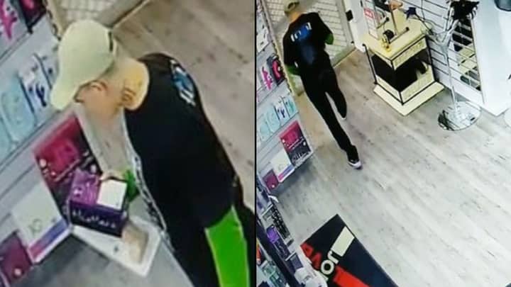 Man Steals 7.5 Inch Dildo And 'Sex Machine Stand' From Adult Store