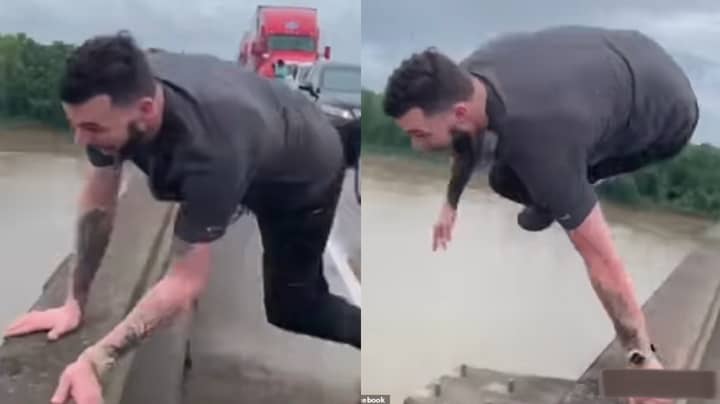 Man ‘Bored In Traffic’ Arrested After Leaping 100ft Into River Full Of Alligators 