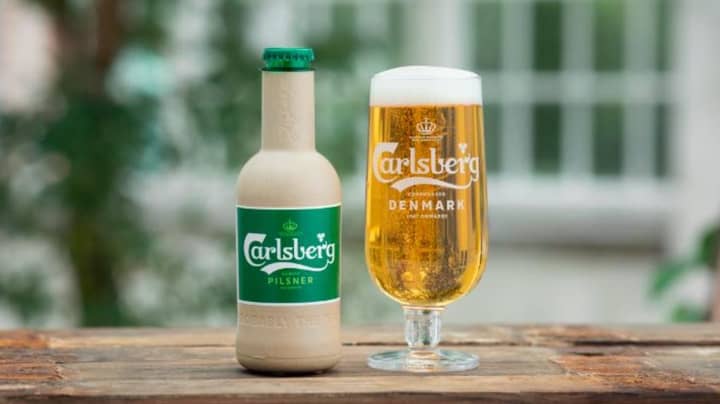 Carlsberg Unveils Paper Bottles To Help Reduce Its Carbon Footprint