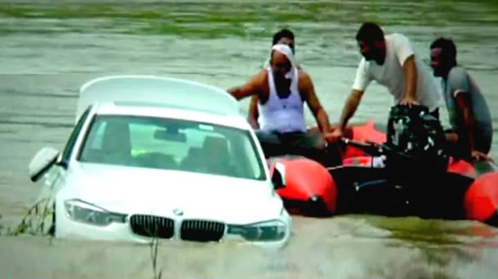 Man Didn't Like Car His Dad Bought Him So Pushed It In A River 
