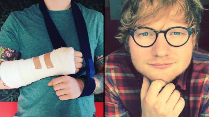 Fans Lay Into Ed Sheeran After He Postponed Tour Dates Because Of Injured Arms