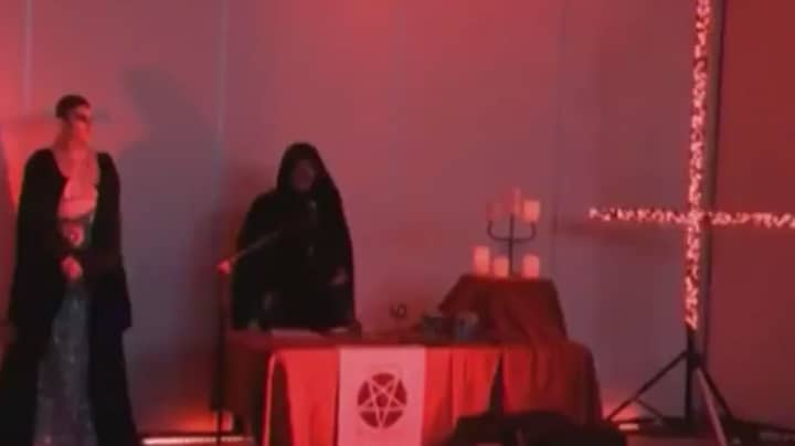The ABC Accidentally Cut To A Satan Worship Gathering During The News