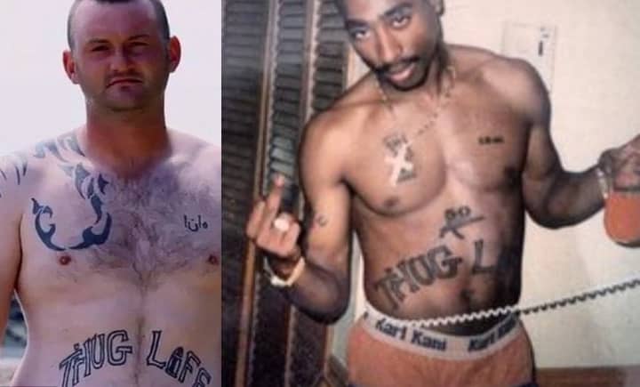 Lad Who Got Tattoos To Emulate Tupac Admits He Has Come To Regret The Decision