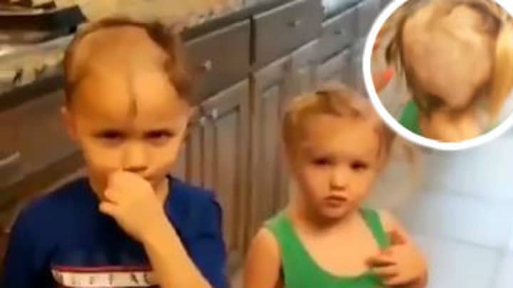 Mum Horrified After Son Finds Razor And Shaves His Brother And Sister's Hair