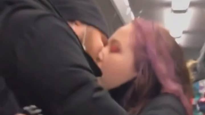 Russians Protest Covid Restrictions By Kissing On Metro