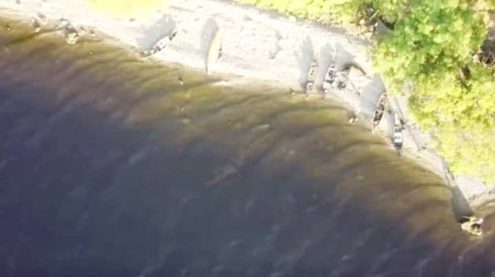 Loch Ness Monster' Is 'Spotted' On Drone Footage From Wild Camper