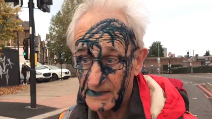 Insulate Britain Protesters Attacked With Ink After Blocking Main Road