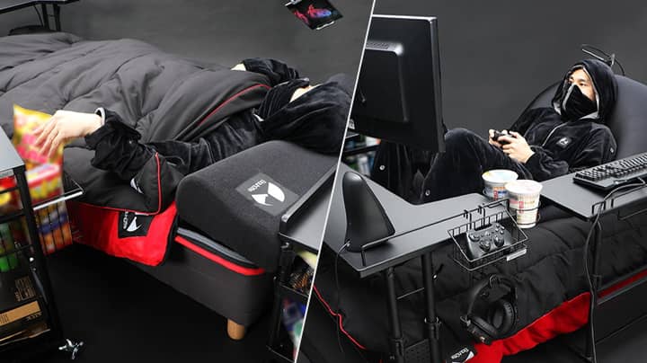 The Ultimate 'Gaming Bed' Finally Exists, And Society Has Peaked