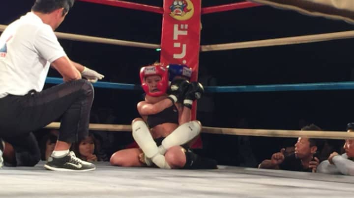 12-Year-Old Takes On MMA Fighter Twice Her Age And Wins