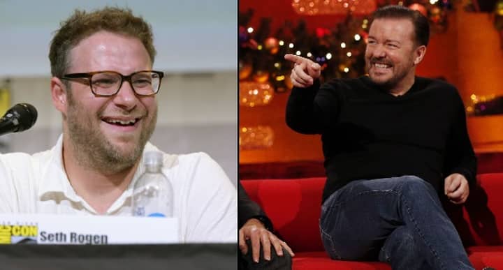Ricky Gervais And Seth Rogen Joked About Penises On Twitter