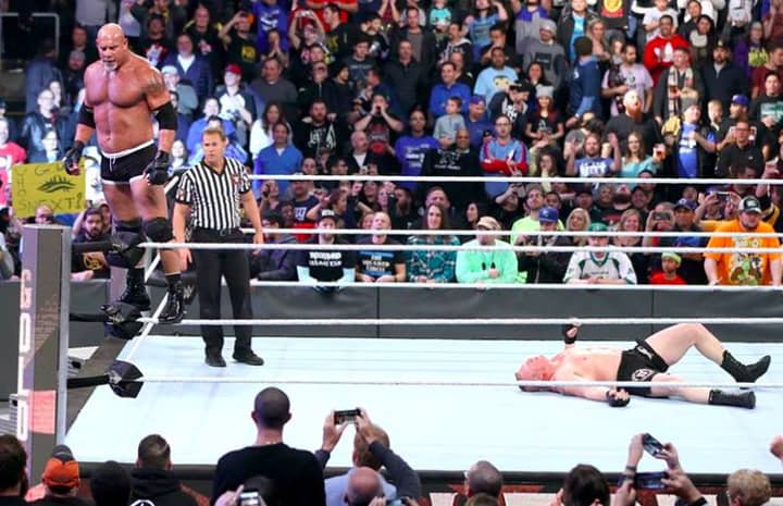 The Highly Anticipated Goldberg Vs Brock Lesnar Match Only Lasted Two Minutes