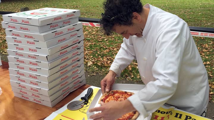 LAD Chef Brings Pizza To Emergency Service Workers At Parsons Green