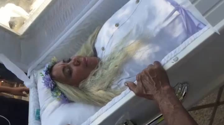 Woman Rehearses Own Funeral By Lying In Coffin For Hours