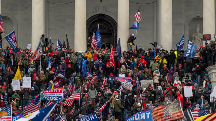 National Guard Called As Trump Supporters Storm Washington's Capitol Building